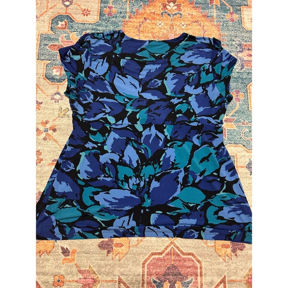 Apt 9 Y2K 90s babydoll XL whimsy blue black belted chain fairy retro top - Picture 5 of 8